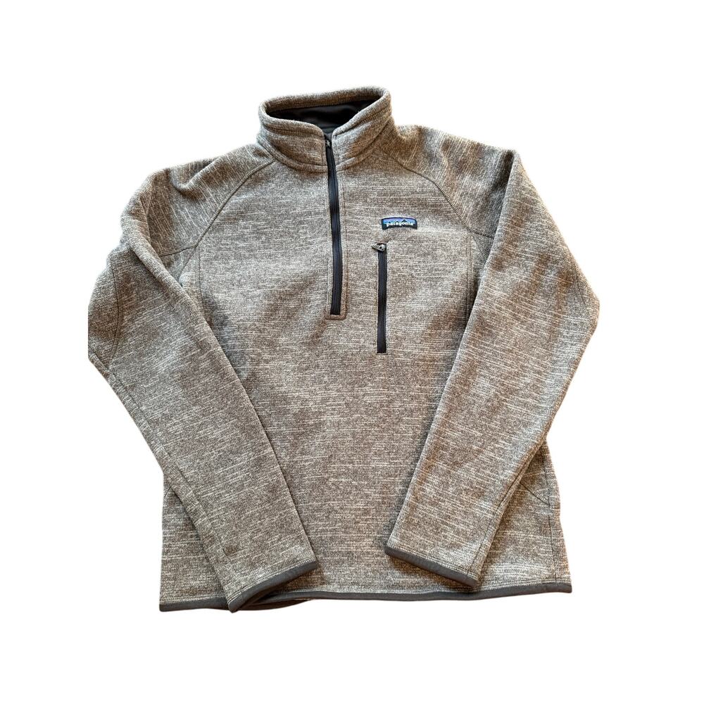 Patagonia Men's Brown Better Sweater 1/4-Zip fleece-Small